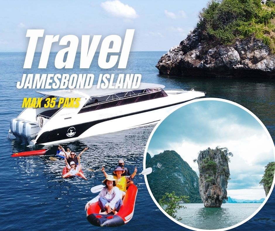 PHUKET : JAMES BOND ISLAND & CANOE BY SPEED BOAT
