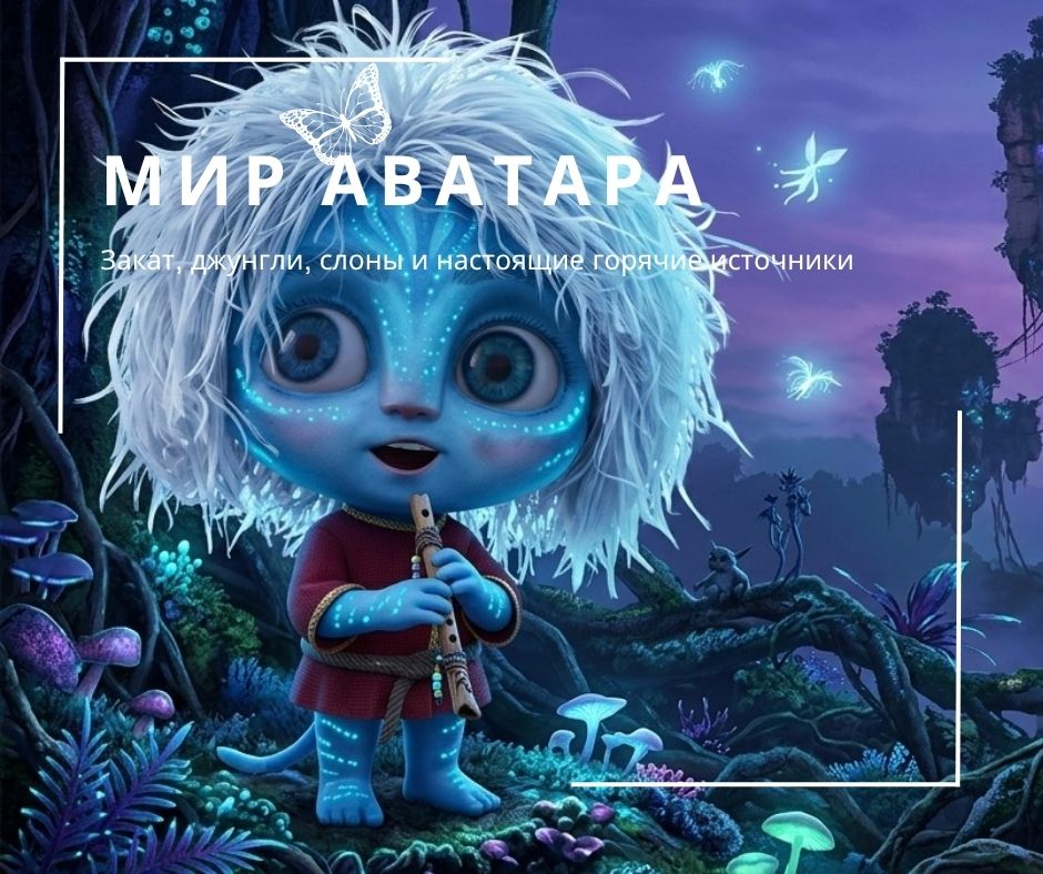 ПХУКЕТ : МИР АВАТАРА  -ЗАКАТ, ДЖУНГЛИ, СЛОНЫ И НАСТОЯЩИЕ ГОРЯЧИЕ ИСТОЧНИКИ