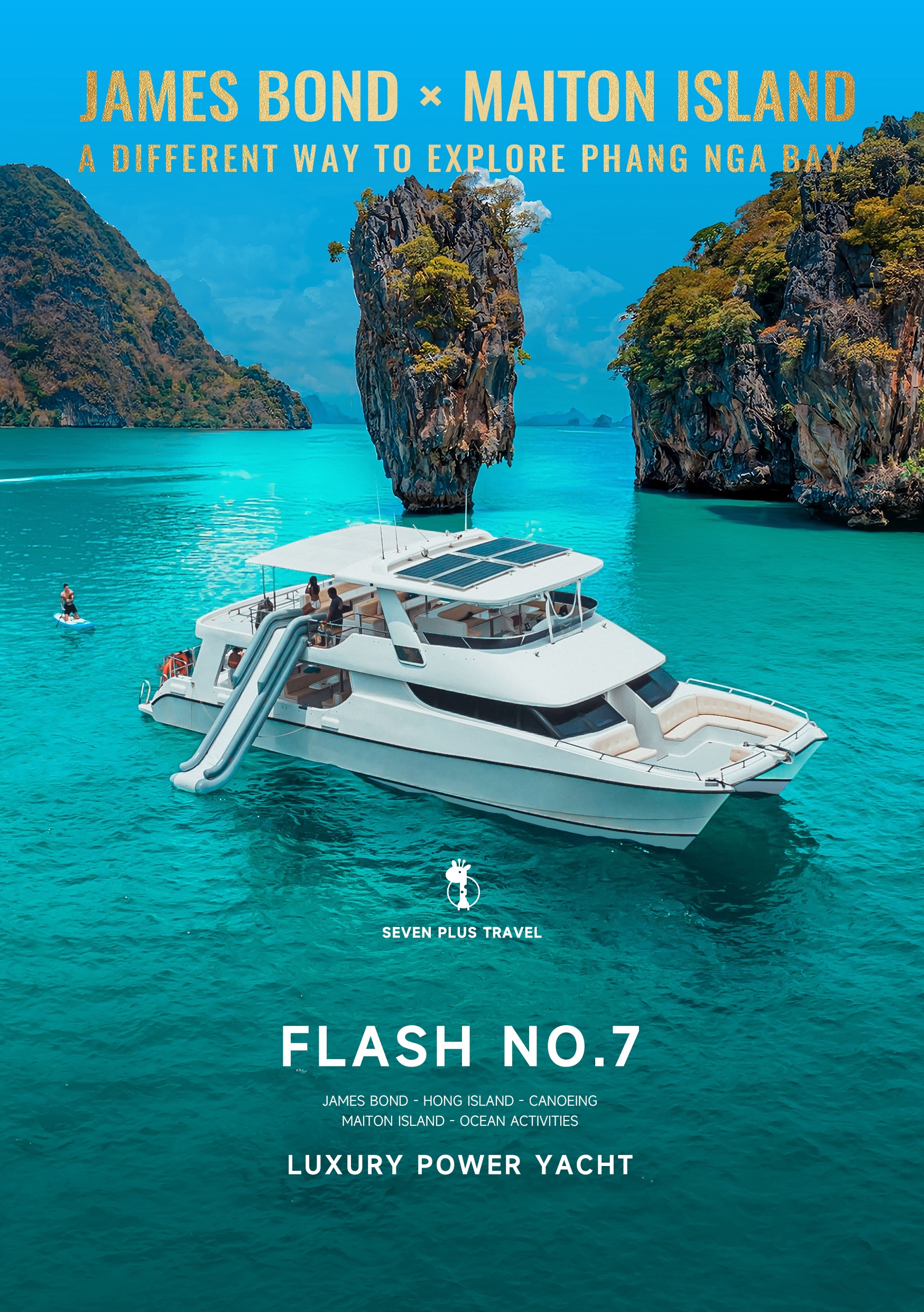 PHUKET : FULL DAY JAMES BOND ISLAND LUXURY YACHT FLASH NO.7